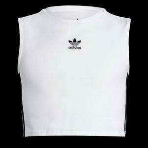Adidas | Adicolor Crop Tank Top Junior | Size 11/12 Junior Or Woman's XS
